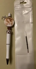 Hand made pen crafted for fans of Taylor Swift with crystal & silicone bead