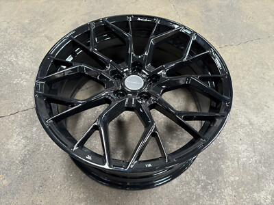 New 20x8.5 Brixton Forged RF10 (4 Wheel) 5x120 Black fit Alphard