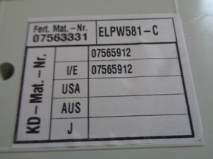 Miele G 1383 G1383 Spülmaschine Elektronik ELPW581_C ,voll funktionsfähig