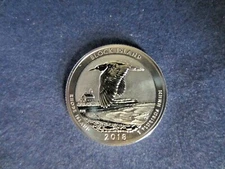 2018 S Silver Quarter BLOCK ISLAND WILDLIFE  RI Deep Cameo Mirror REVERSE Proof 