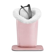 Plush Lined Eyeglasses Holder, Glasses Stand Case, Anti-scratch Rose Gold