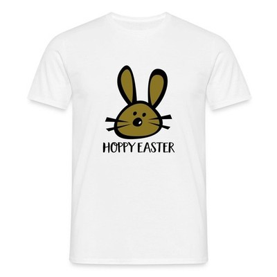 Hoppy Easter Osterhase Männer T-Shirt