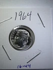 1964 10C Roosevelt Dime SILVER Uncirculated (16-44)
