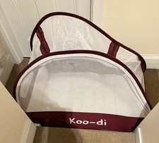 Koo-di "Sun & Sleep" Pop-Up Travel Bubble Cot & with padded mattress (6-18mnths)