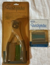 Vintage Panacea QuickPicks Handheld Floral Stemming Machine Kit With 200 Refills