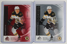 2025-26 SP Game Used Michael Callahan Red Authentic Rookies #359/399 Bruins