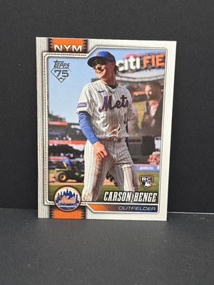 2026 Topps Carson Benge #699 Complete Set Short Print Rookie Card RC