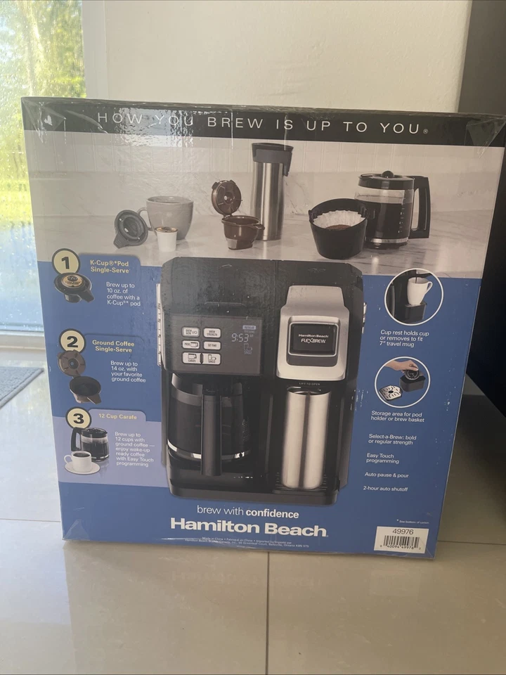 Hamilton Beach FlexBrew 2-Way Coffee Maker - Black - Image 3 of 4