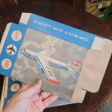 Vintage Spielzeugverpackung &ndash; Orient Air Lines &ndash; Ares 562 - Blechspielzeug