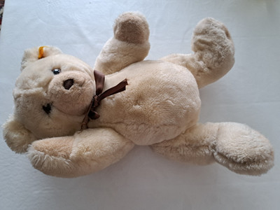 Steif Teddybär  Plüschtier Kuscheltier Stofftier 34 cm H 16 cm Br.