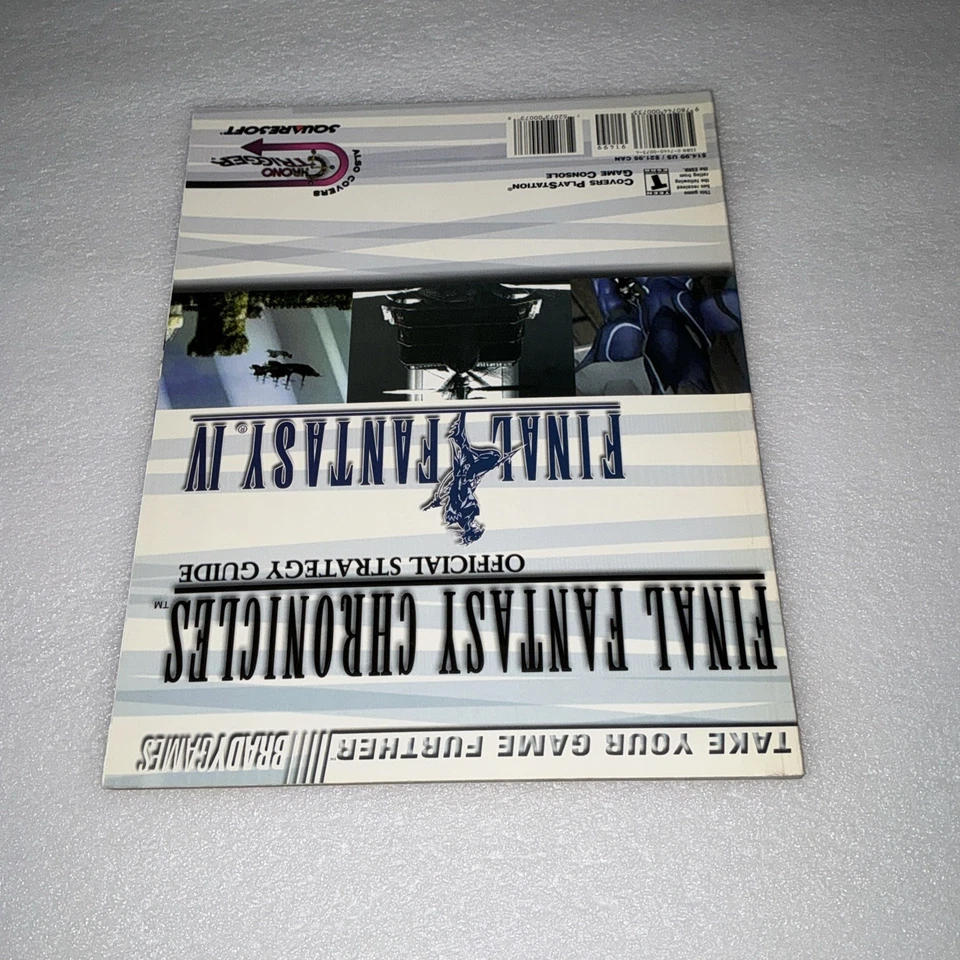 Final Fantasy Chronicles Official Strategy Guide Chrono Trigger and Ff4 RARE VGC - Image 2 of 4