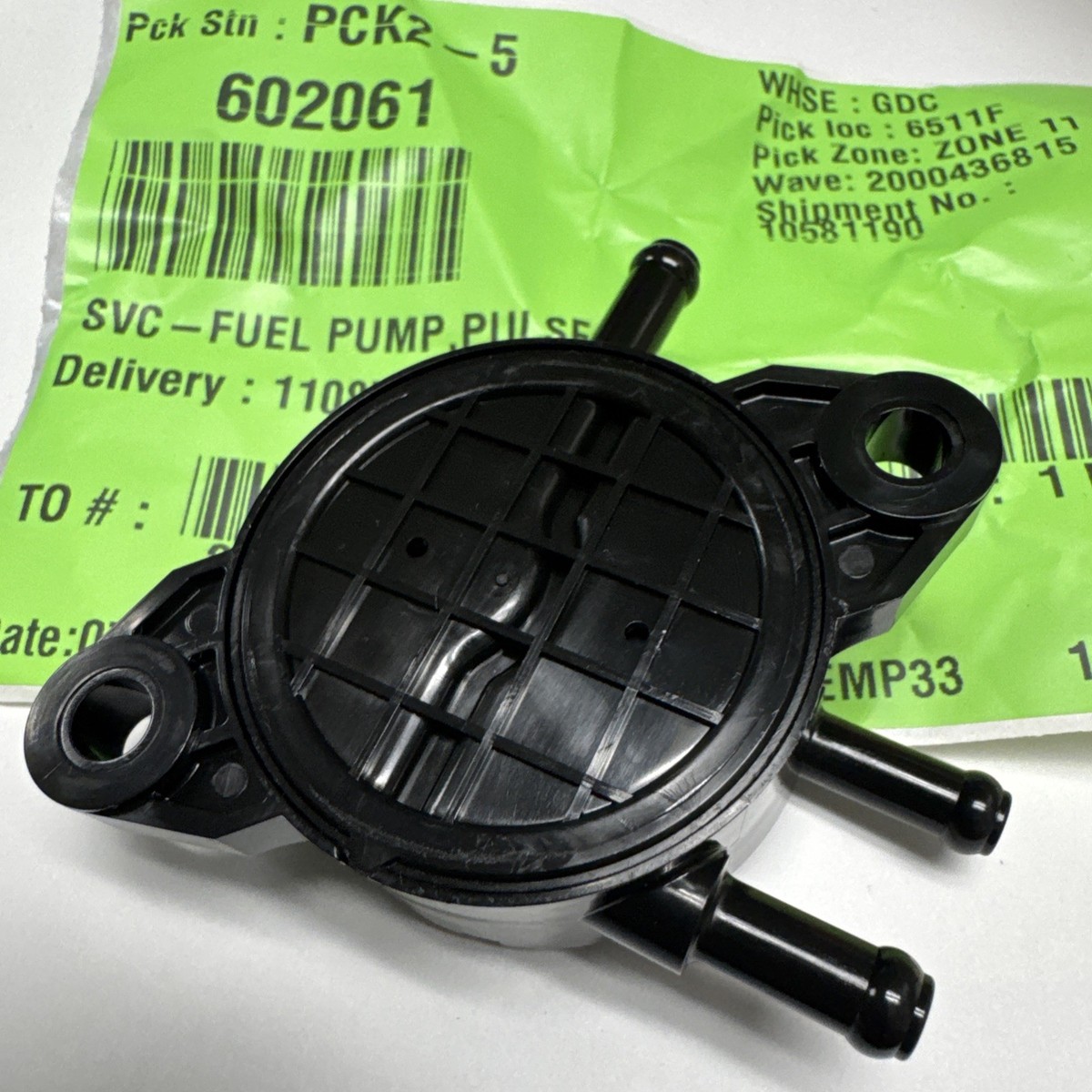 EZGO Cushman OEM Walbro Fuel Pump 602061 2008-19 Models w Kawasaki