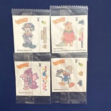 Disney Halloween Face Sticker Set of 4 Mickey Pooh Stitch Donald Japan