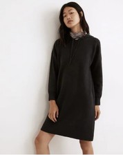 Madewell Womens Hoodie Sweater Dress Size XL Charcoal Gray