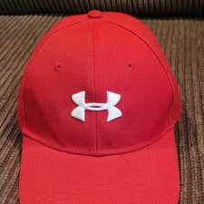 Under ARMOR Red Hat Mens Adjustable. Pre-Owne...