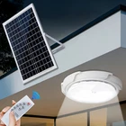 20CM LED Solar Ceiling Light Outdoor Indoor Pendant Garden Security Flood Lamp