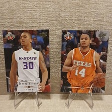 Michael Beasley D.J. Augustin 2 card Lot Upper Deck Heat Bobcats NBA Rookie
