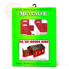 GOODS SHED CARD KIT Metcalfe PO232 (for Hornby layouts)