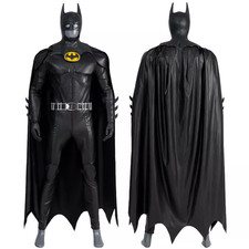 Flash Flashpoint Michael Keaton Version Batman Jumpsuit Cosplay Costume Suit Set