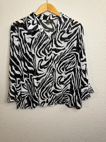 Serenade Bloues Size XL Zebra Print