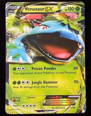 Venusaur EX 1/146 XY Holo MP