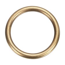 H59 Brass O Ring 2.36" OD 1.89" T Seamless Welded Circle Loop Bronze