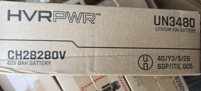 Hoover HVRPWR CH28280V 40V 8Ah Lithium-Ion Battery Pack Black