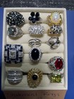 Gold & Silver Tone Fashion Rings - Statement Rings - Untested  - Lot E15 — photo 2