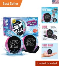 2-Count Ultimate Skip Balls - Bouncing Water Toys for Beach Pool Adventures