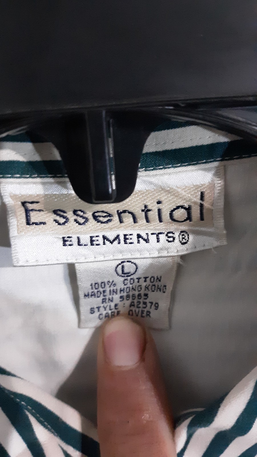 Woman’s Essentials Elements Long Sleeve /Button U… - image 2