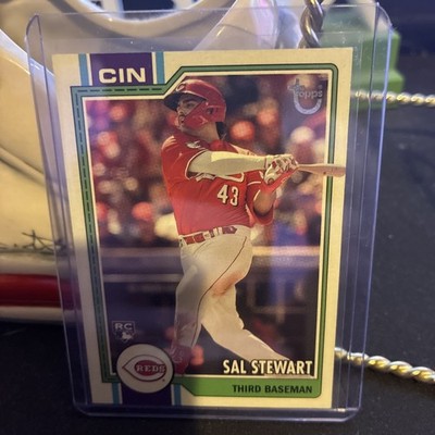 2026 Topps Series 2 - Sal Stewart Vintage Stock Parallel /99 (RC) #372