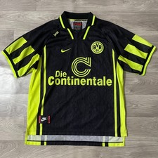 vintage Borussia Dortmund 1996 1997 shirt football Nike Away kit jersey size L