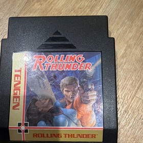 Nintendo NES Lot: Rolling Thunder (Tengen), Double Dragon, Caveman Games