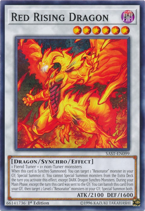 Red Rising Dragon SAST-EN099 Common 1st Edition Lightly Played