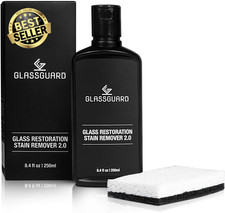 Glass Restoration Stain Remover to Clean Shower Doors | Glass Cleaner for Hard W