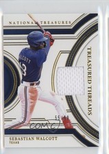 2024 Panini National Treasures Treasured Threads /99 Sebastian Walcott 0r0s