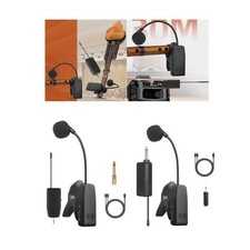 Instrument Microphone Rechargeable Amplifier Professional Clip Condenser Mic