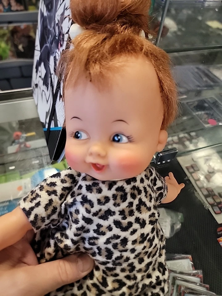 Muñeca vintage PEBBLES FLINSTONE 14" cuerpo suave FS-14 Ideal Toy Corp Hanna Barbera Foto 2 de 4