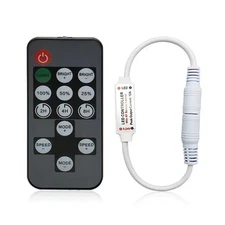 14-Key RF Remote With DC 5V-12V Single Color Mini Dimmer For LED strip light