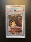 PSA 9 2025 Pokemon Destined Rivals Team Rocket's Meowth IR Holo 203/182 EN
