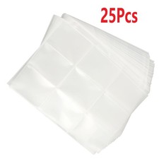 25 Pages Card Sleeves Collector Binder Album Holder Sheets for Pokemon jj