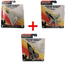 Top Gun Maverick Modellflugzeuge F-14 Tomcat Darkstar Kampfflieger Jet, 3er-Set