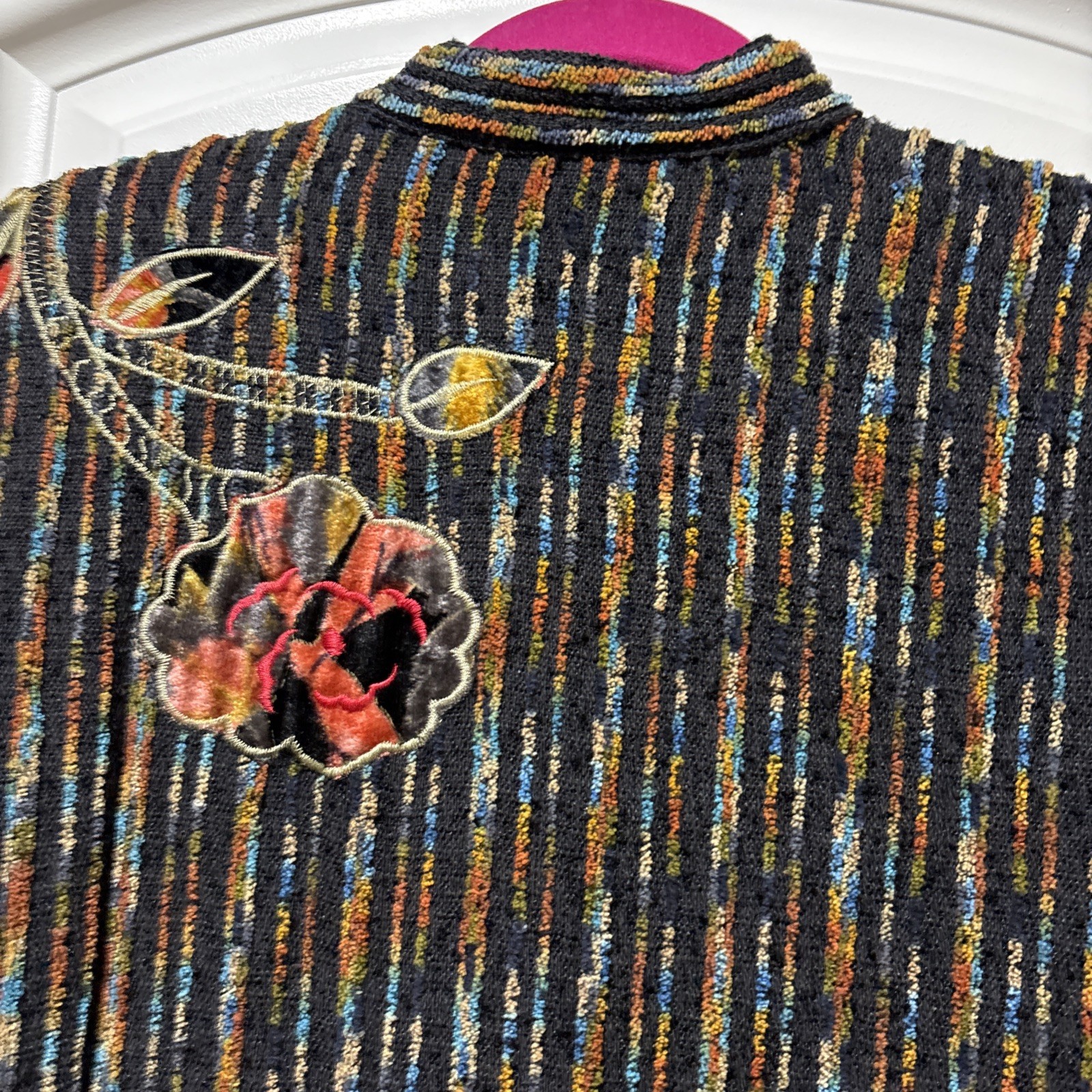 Coldwater Creek Jacket Multicolor Embroidered Boh… - image 19