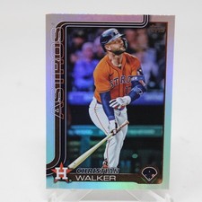 Christian Walker Silver Base Baseball Card 2025 Topps Series 2 #441 Astros