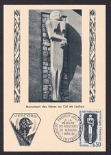 Carte Maximum - Yvert n°1336-Premier jour 1962