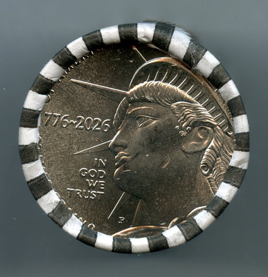 2026-P Enduring Liberty 1/2 Dollar $10 Rolle 20 Münzen Semiquincentennial JR269
