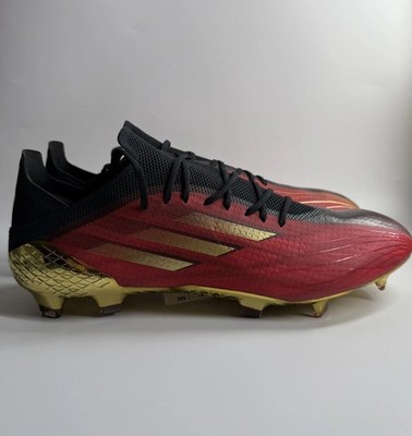 adidas Mens 12.5 X SPEEDFLOW.1 FG Soccer Cleats Vivid Red/Core Black/Gold GY4986