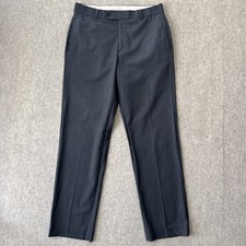 Brooks Brothers Regent Fit Pants Mens Actual 32x30 Gray Stretch Wool Straight