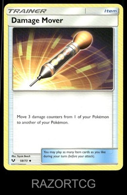 Damage Mover 58/73 UC SHINING LEGENDS POKEMON LP