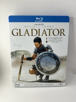 Gladiator (Blu-ray, 2-Disc, 2009) Steelbook French Import